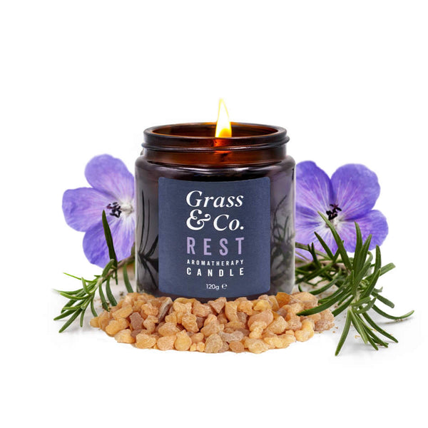 REST Aromatherapy Candle - Grass & Co.