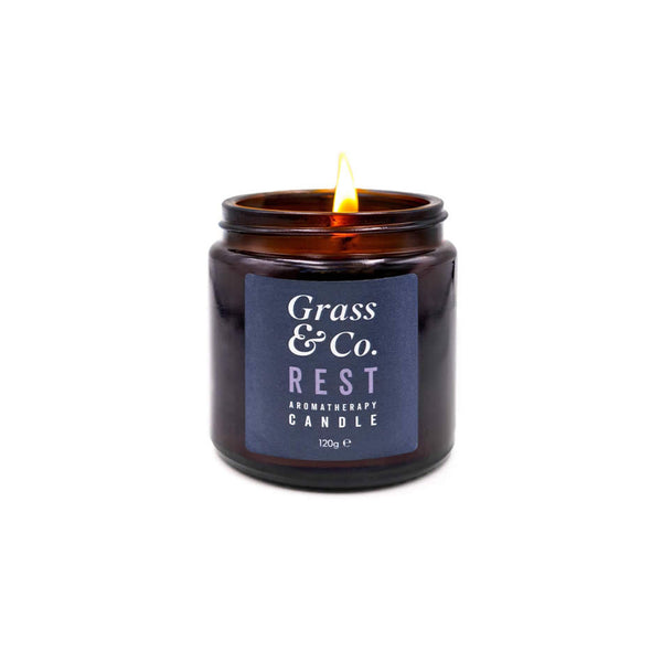 REST Aromatherapy Candle - Grass & Co.