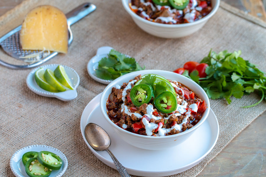 easy keto chili dinner