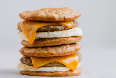 left side keto mcmuffin