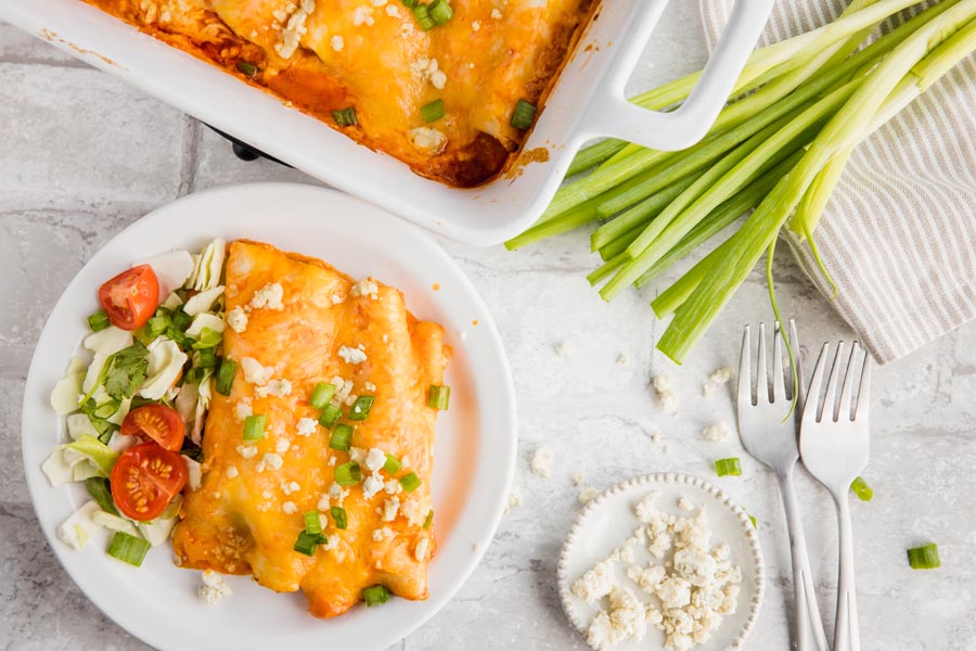 creamy keto enchiladas