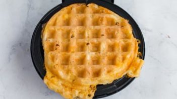 remove cheddar chaffle