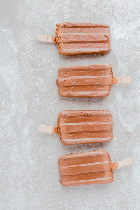 low-carb fudge pops