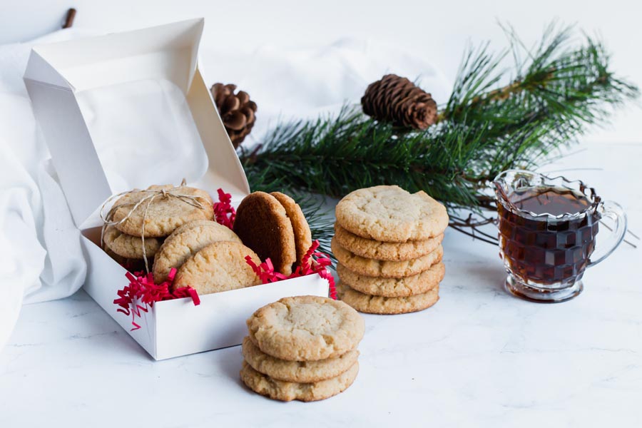 a dozen maple bacon cookies