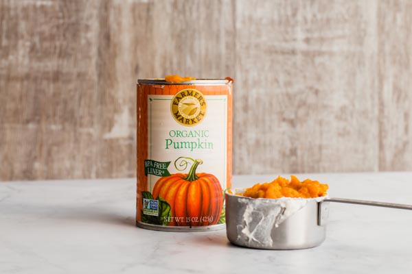 a can of pumpkin