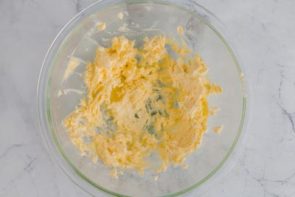 Mixing butter