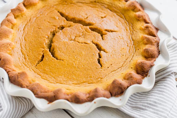 cracked pumpkin pie