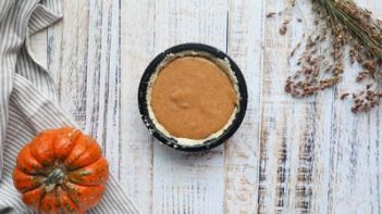 unbaked mini pumpkin pie