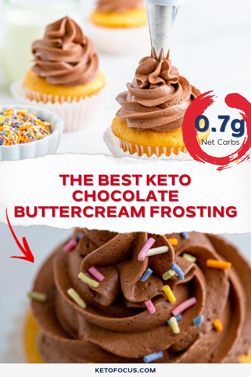 The Best Keto Chocolate Buttercream Frosting