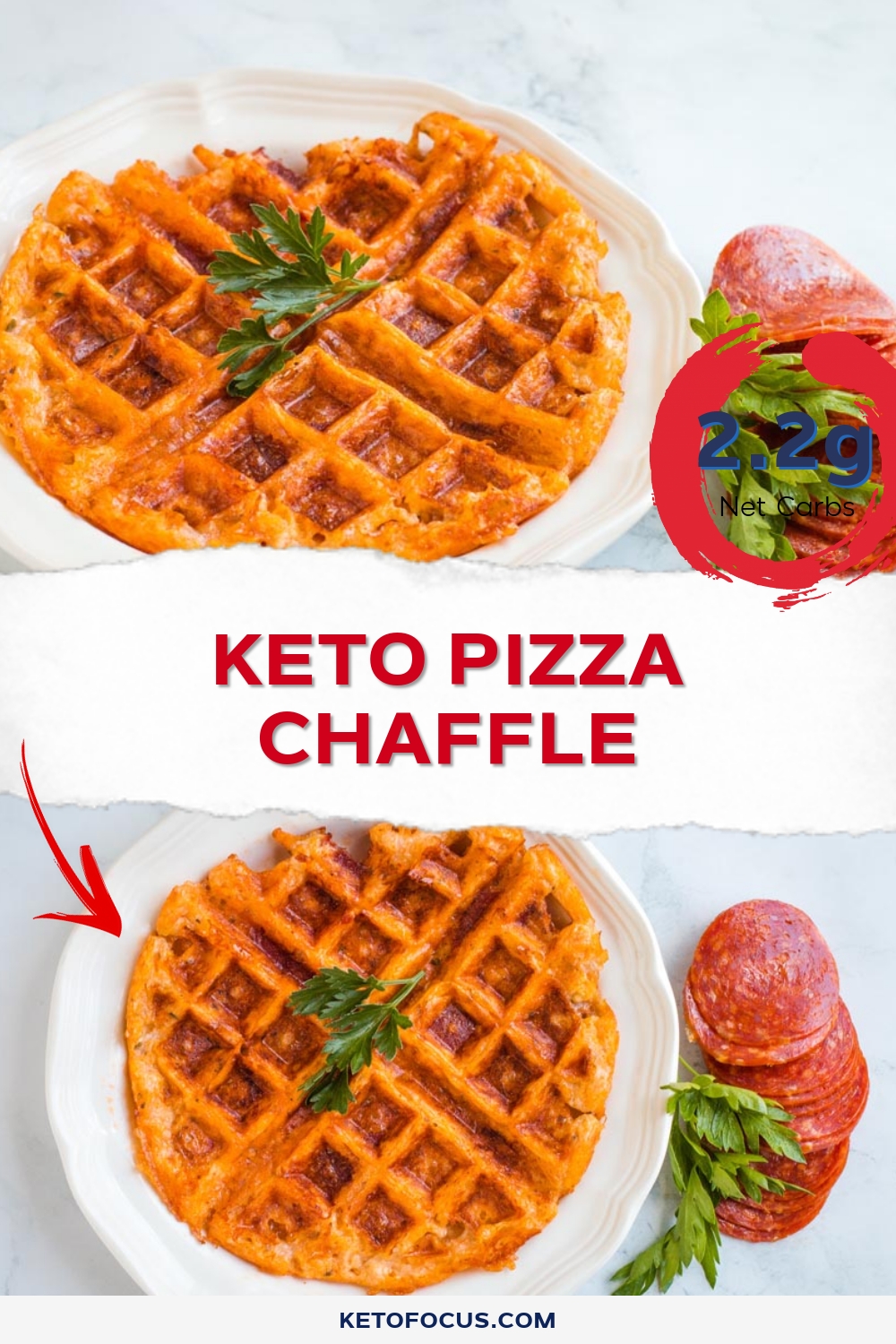 Keto Pizza Chaffle