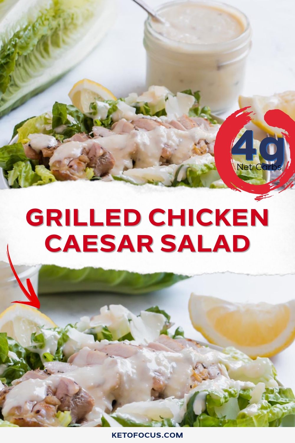 Grilled Chicken Caesar Salad