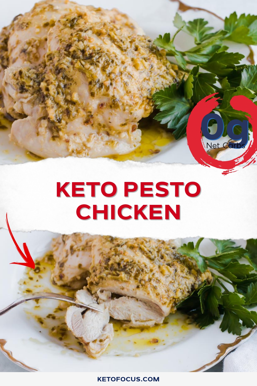 Keto Pesto Chicken