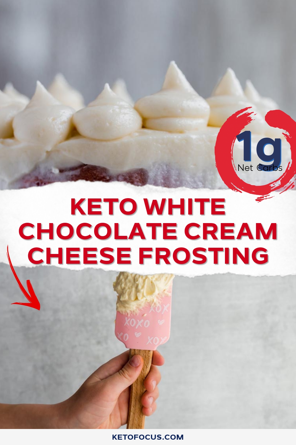 Keto White Chocolate Cream Cheese Frosting